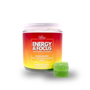 Energy and Focus Green Apple Gummies