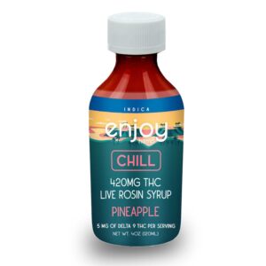 Chill Delta 9 THC Live Rosin Syrup 420mg - Pineapple