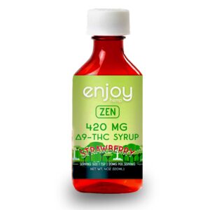 Zen Delta 9 THC Live Rosin Syrup 420mg - Strawberry